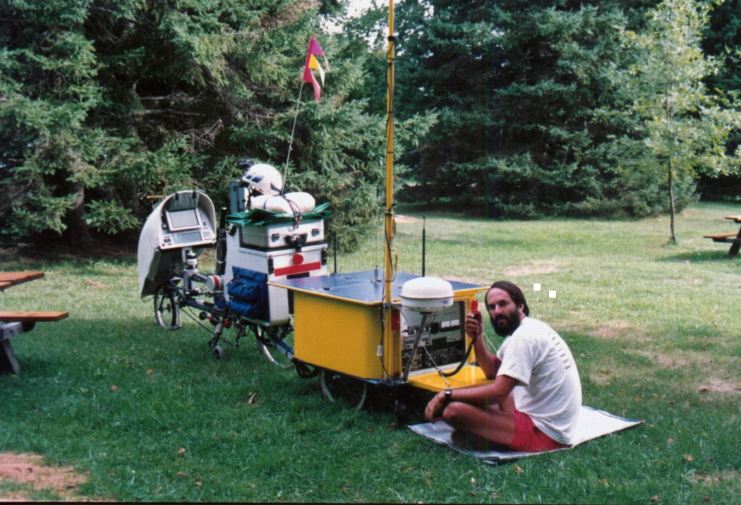 Computer recumbent bike by Steve Roberts