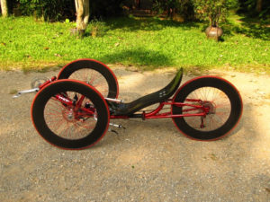 ICE trike with 3x700c three big large wheels