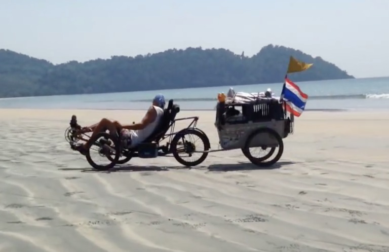 recumbent triking in Thailand