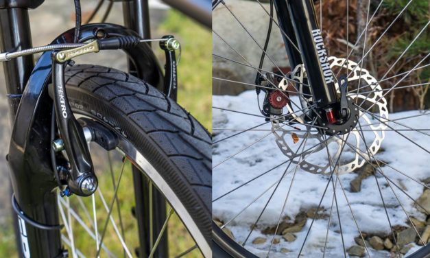 V-brakes vs. disc brakes. What’s better?