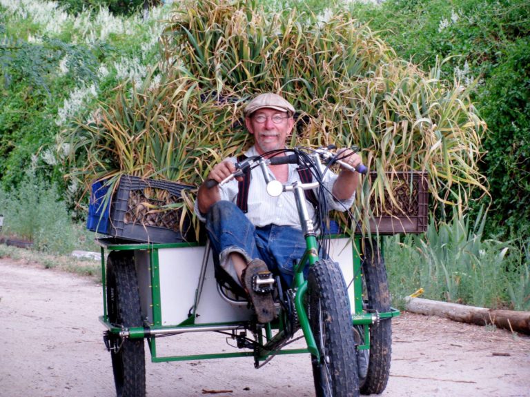 Triketor is a recumbent trike used as a tractor