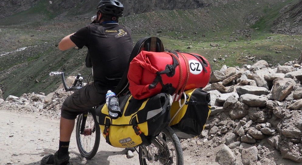 bags on a recumbent bike 