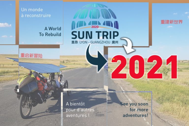 The Sun Trip is a race of solar bikes from France to China
