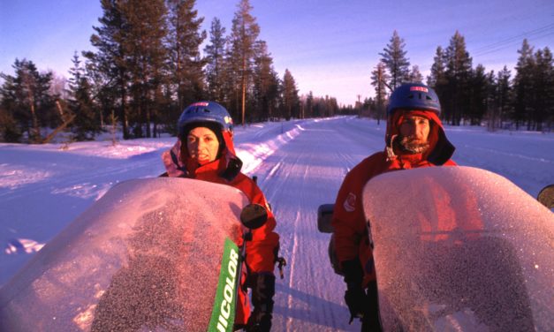 ⭐️ 1990 Winter recumbent expedition to Nordkapp