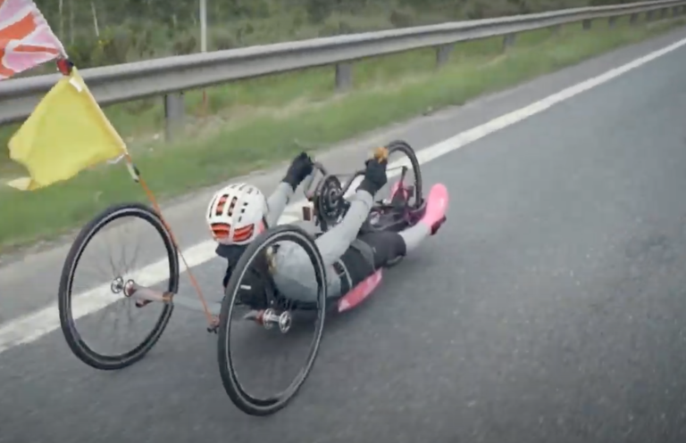 Land's End to John o' Groats handbike record by Mel Nicholls