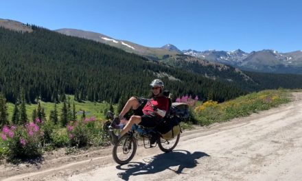 The Great Divide MTB route on a recumbent