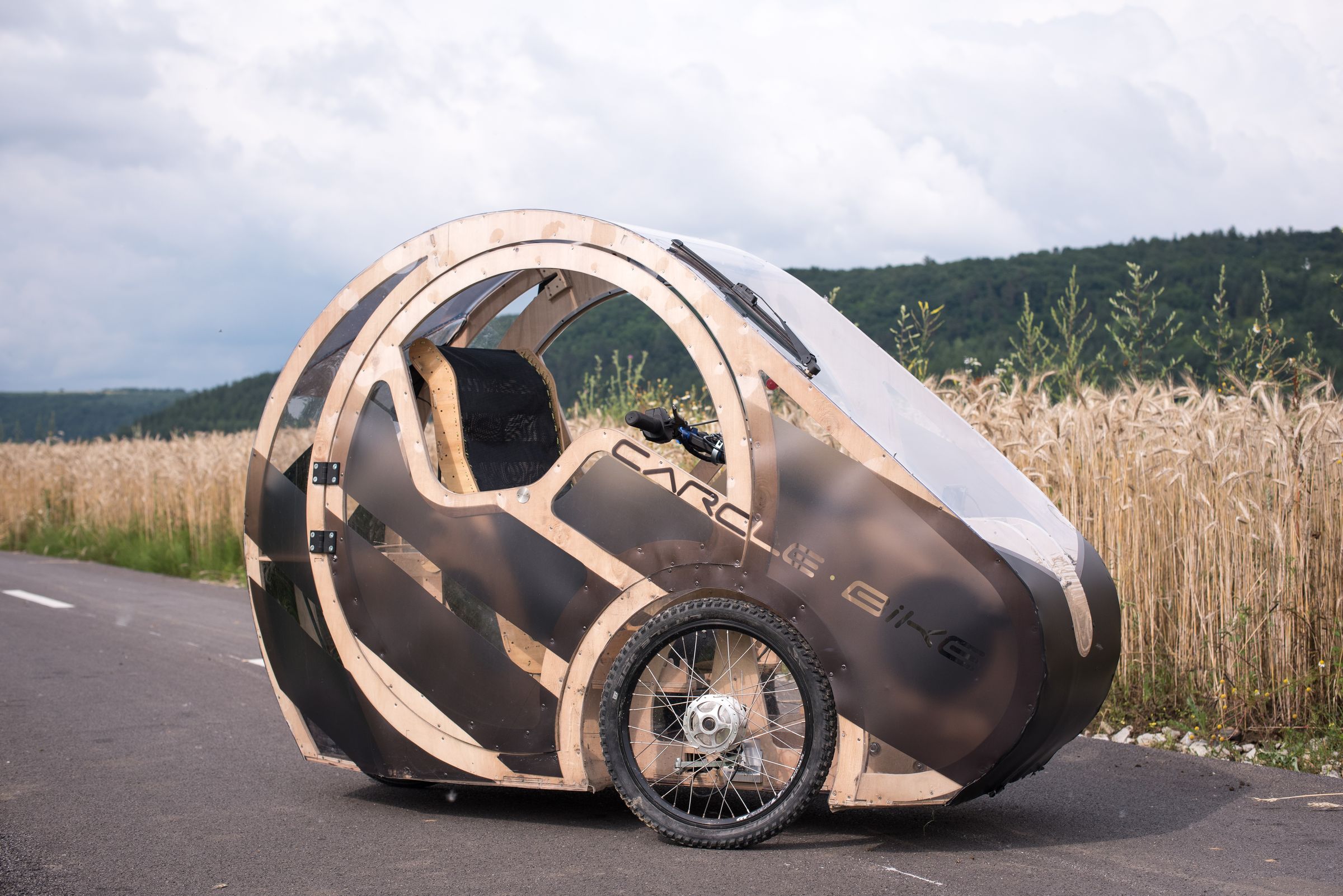 Plywood velomobile from Slovakia The Carcle Bike Recumbent.news