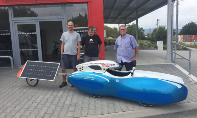 Solar velomobile from Alve