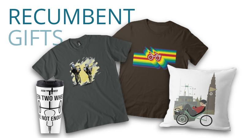 LAST CALL: Recumbent Christmas Gifts from RedBubble