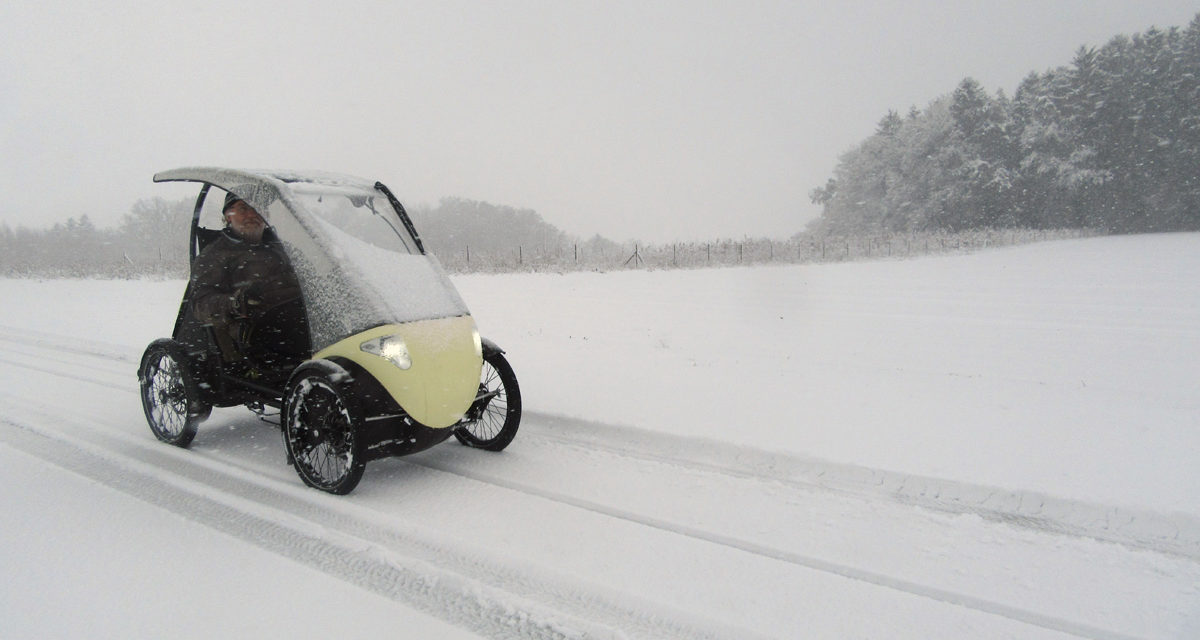 🎥 Sunday video: Winter velomobile fun