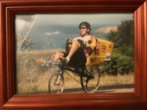 Racing recumbent bikes in early days