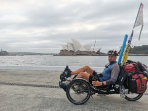 Touring Australia by recumbent bike