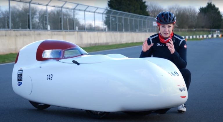 How fast can Manon from GCN go in a Milan SL velomobile?