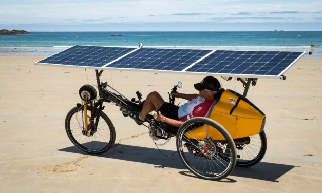 The ultimate tilting solar-powered serial-hybrid delta trike