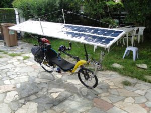 Highly efficient solar bike