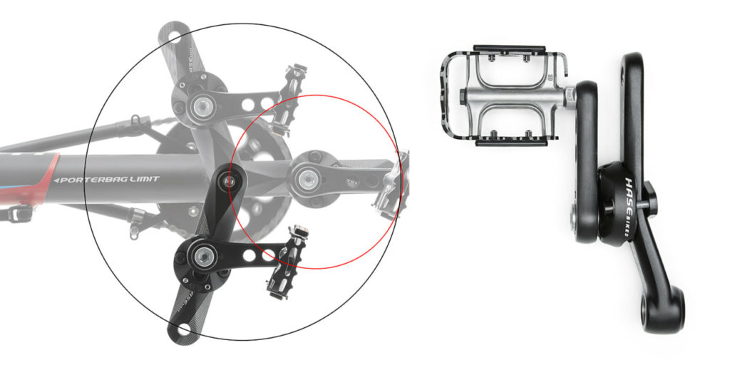 Hase pendulum - cranks for disabled handicapped riders