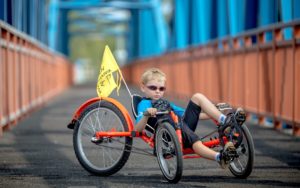 Recumbent trike for kids