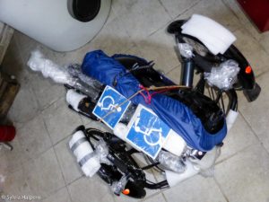 Do you want to travel with your trike? Easy! Packed for plane.