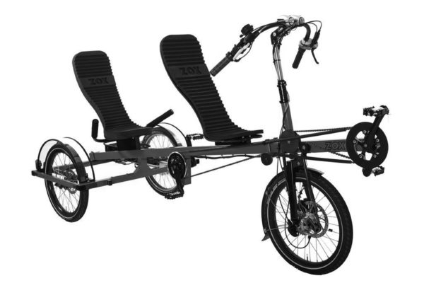 Recumbent tandem trike from ZOX