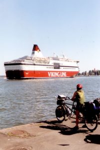 Cruise ship in Helsinki