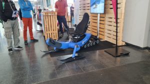 Arosno E Tracer Recumbent Snow Bike With Rubber Trace 3