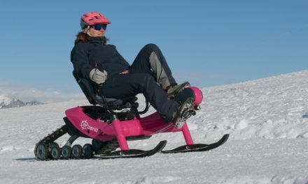 Recumbent snowmobile