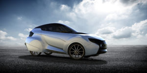 renders of the velomobile
