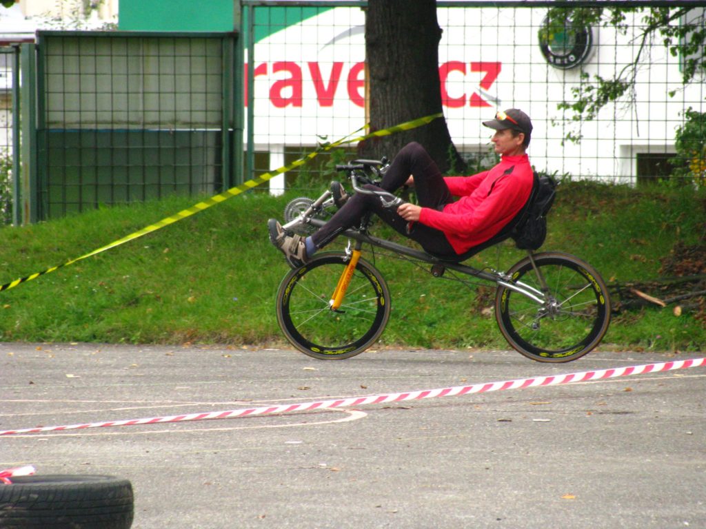 Igor's first stick bike highracer at the meeting in Uherský Brod