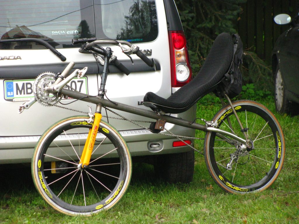 Stick bike recumbent highracer from Igor Ralic