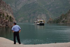 The ferry over Komanit lake is considered to be one of the nicest boat routes in the world.