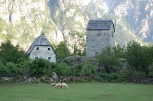 Albanian kula is a pretty specific building. Try to search Tower house in Wikipedia.