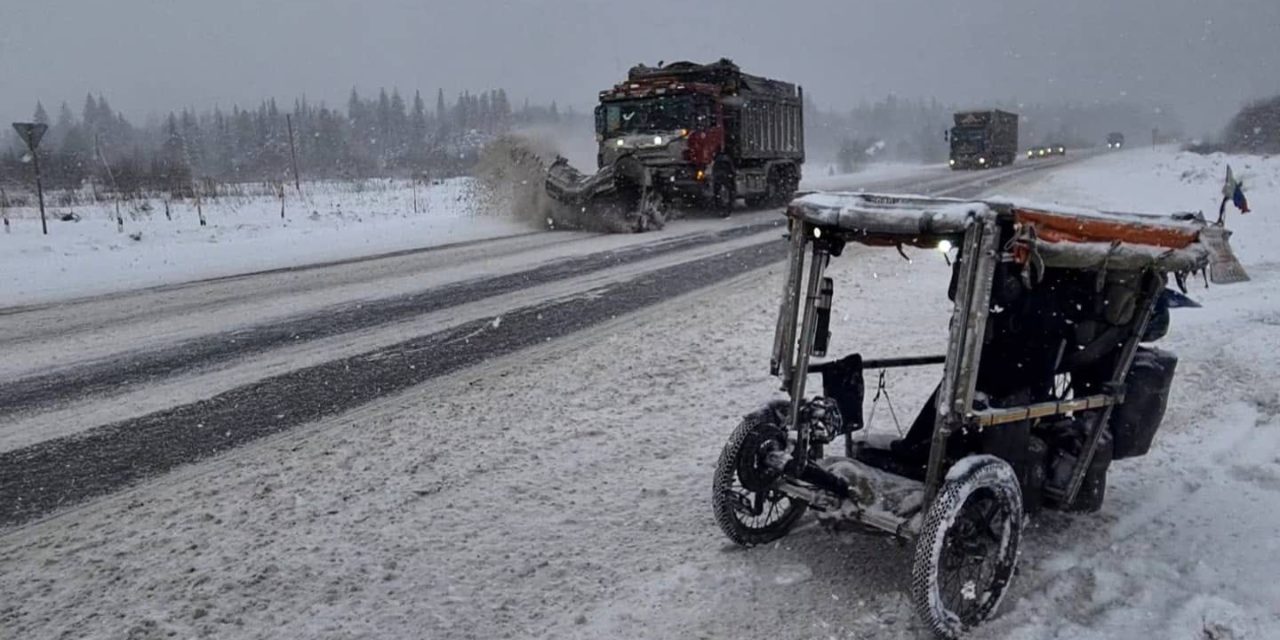 🎥 Sunday video: Riding a trike across winter Siberia