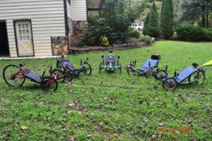 Set of trikes