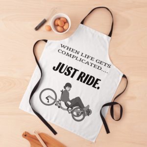 recumbent gift with custom print