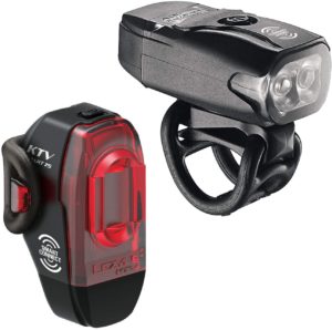 set of bicycle front and rear lights as a gift