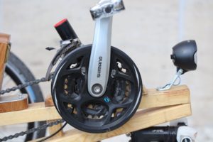 front part of the recumbent trike