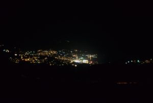 Glowing Yalta from above