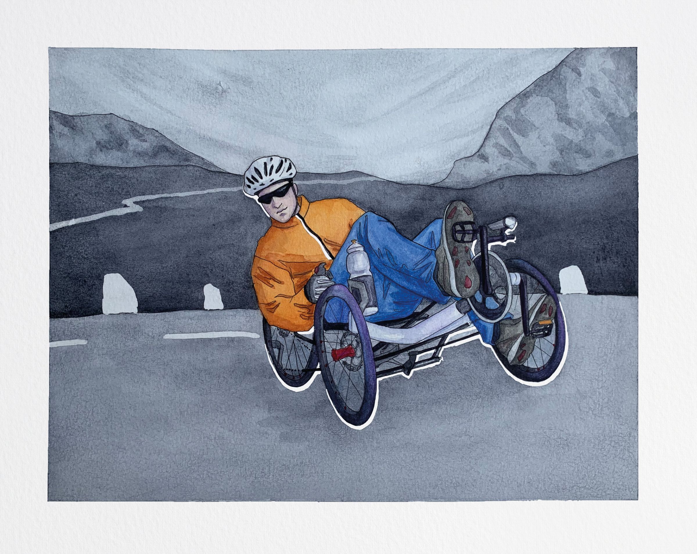 Recumbent illustration from Kseniya