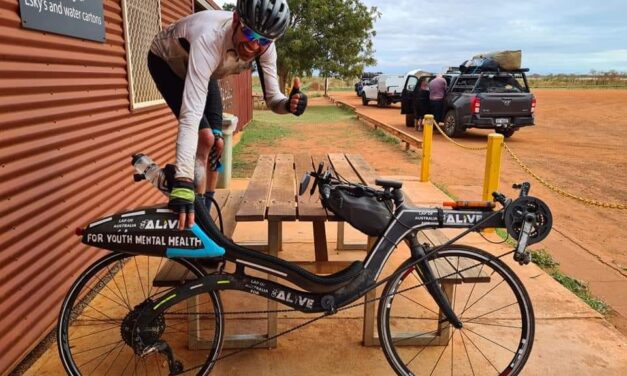 Unsupported Around Australia record smashed by over 5 days using a recumbent highracer
