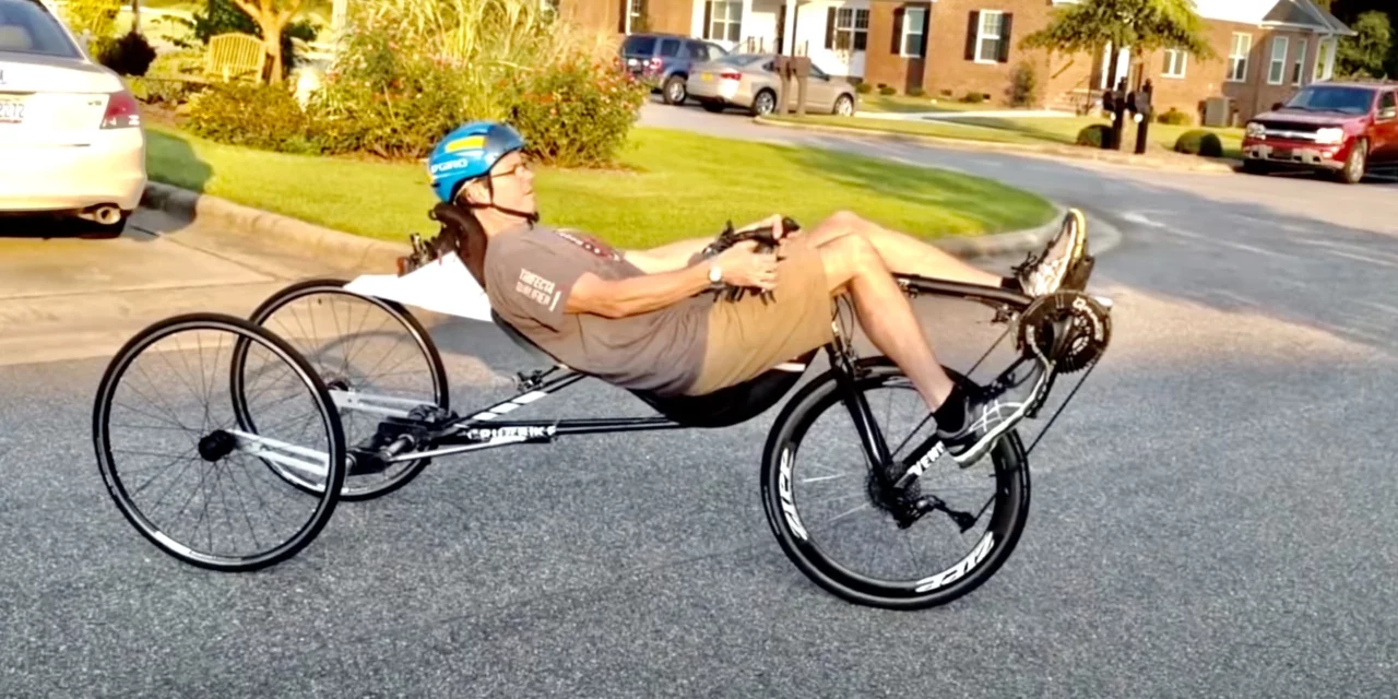 Cruzbike TTRIKE was a prototype of the recumbent tilting trike