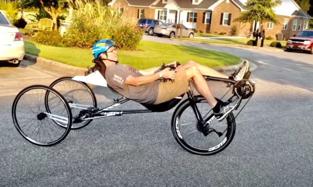 Cruzbike TTRIKE was a prototype of the recumbent tilting trike