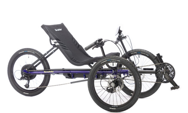 Terra Trike Charge is a new entry-level electric recumbent trike