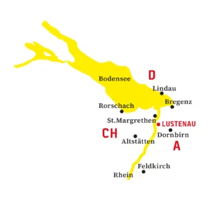 map of the HPV WCH 2023 in Lustenau - Austria