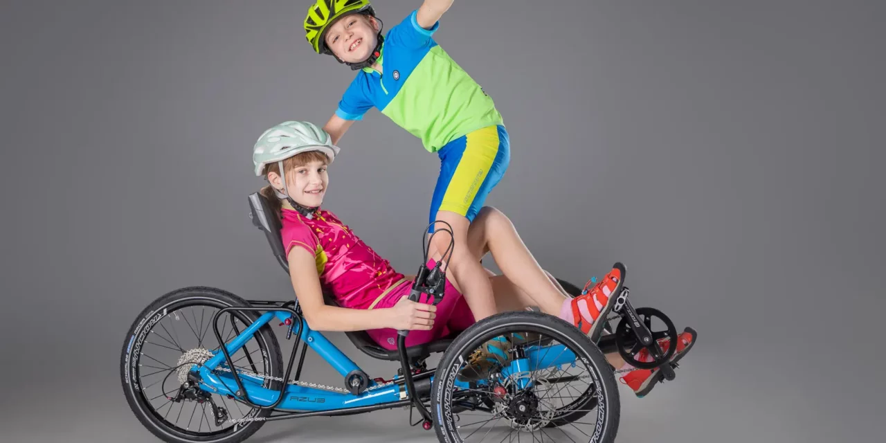 The new trike for kids or short riders from AZUB