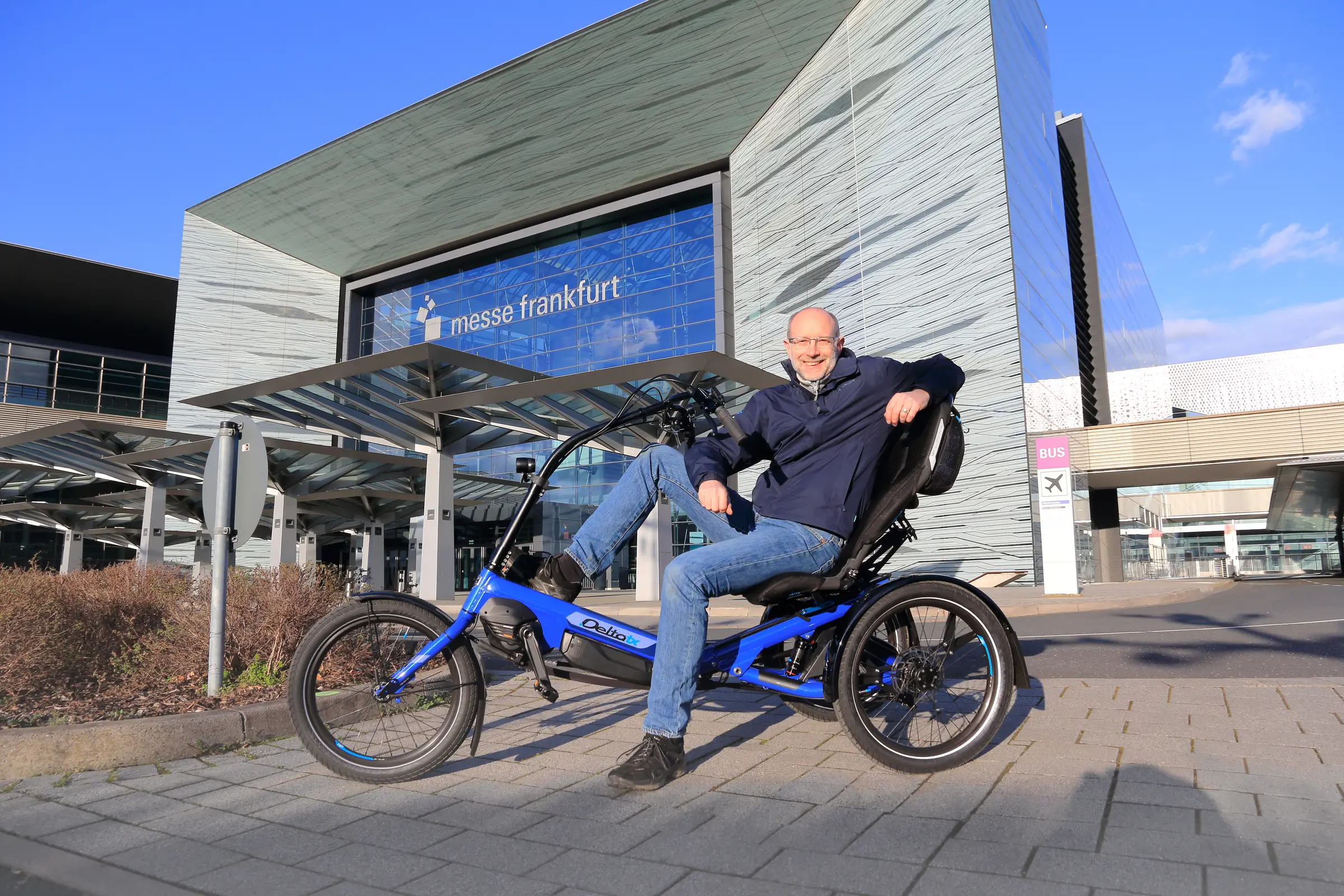 Paul Hollants, the HP Velotechnik co-founder sitting on the new Delta tx