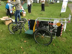 Even hand bike took part in the first year.