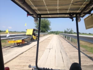 Wooden bridge in Romania