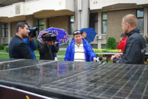 Press conference in Pitesti