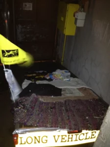 We were able to protect the solar panels with carpets that we put on top of them.