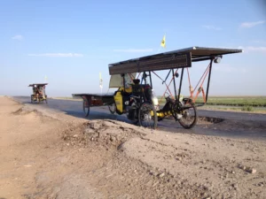 First morning in Kazakhstan